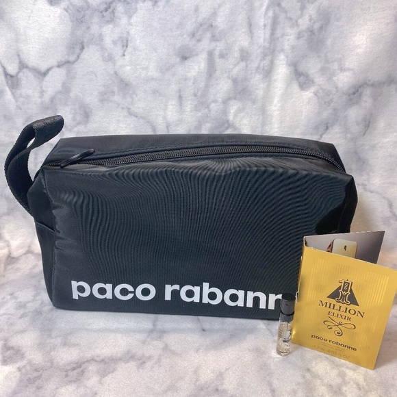 Paco Rabanne 1Million Gift Set - 3pc Toiletry Pouch, Shower Gel, Sample, NEW - Picture 5 of 13
